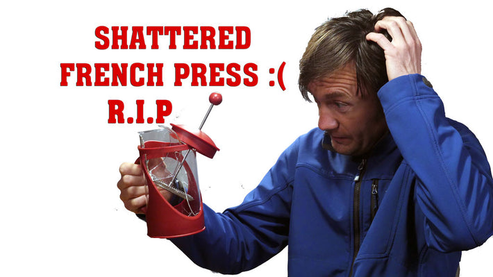 What happens when the Bodum french press glass carafe breaks?