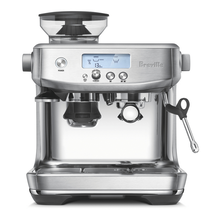 Breville Barista Pro (BES878BSS): Fast Heat-Up, Integrated Grinder, and Precise Espresso Maker