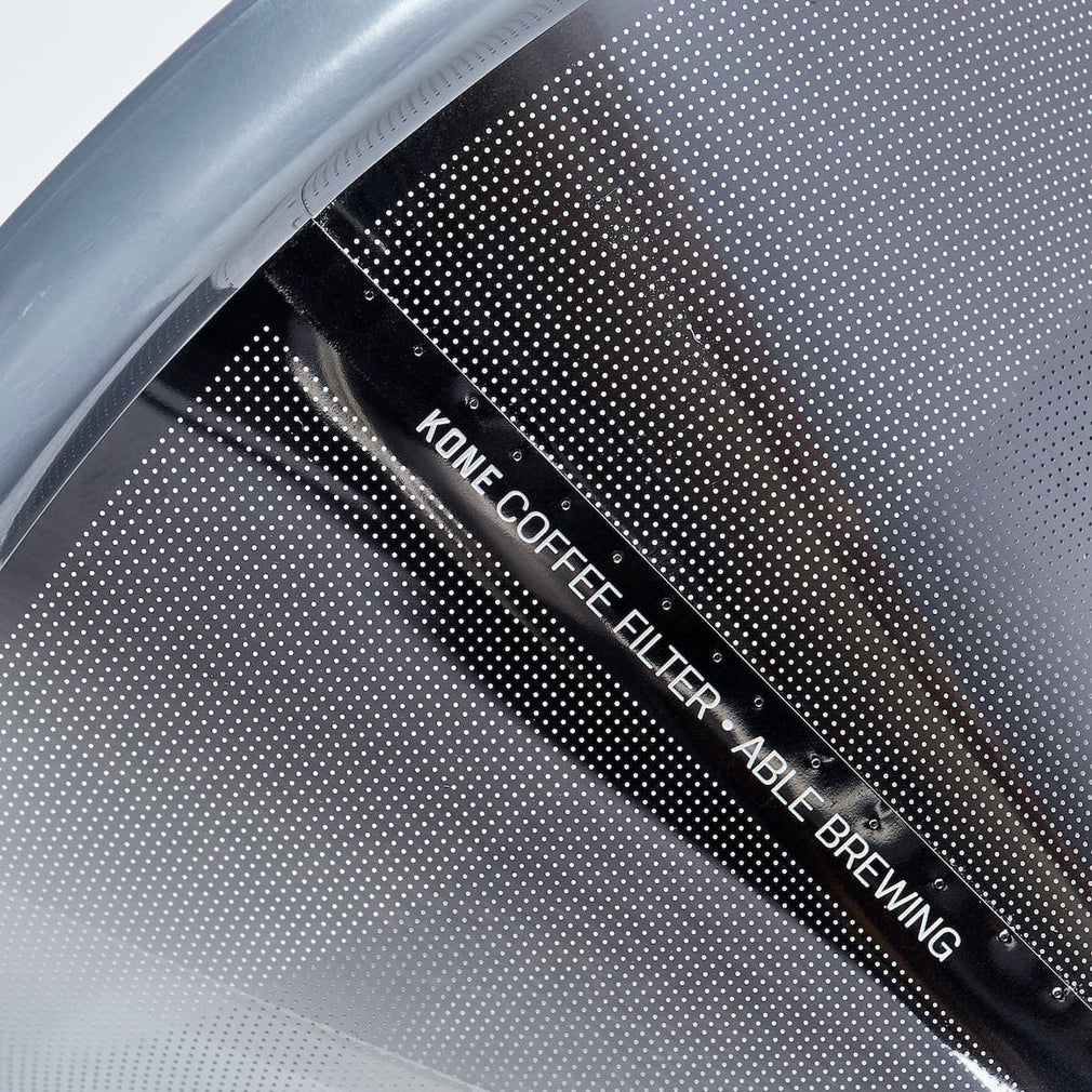 Able KONE filter for Chemex, Reusable, Stainless Steel, Etched