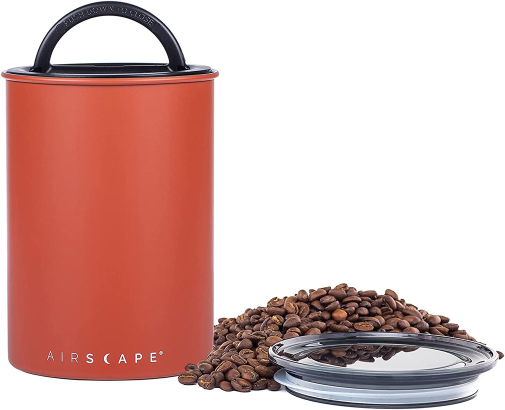 Airscape Stainless Steel Canister, Red Rock