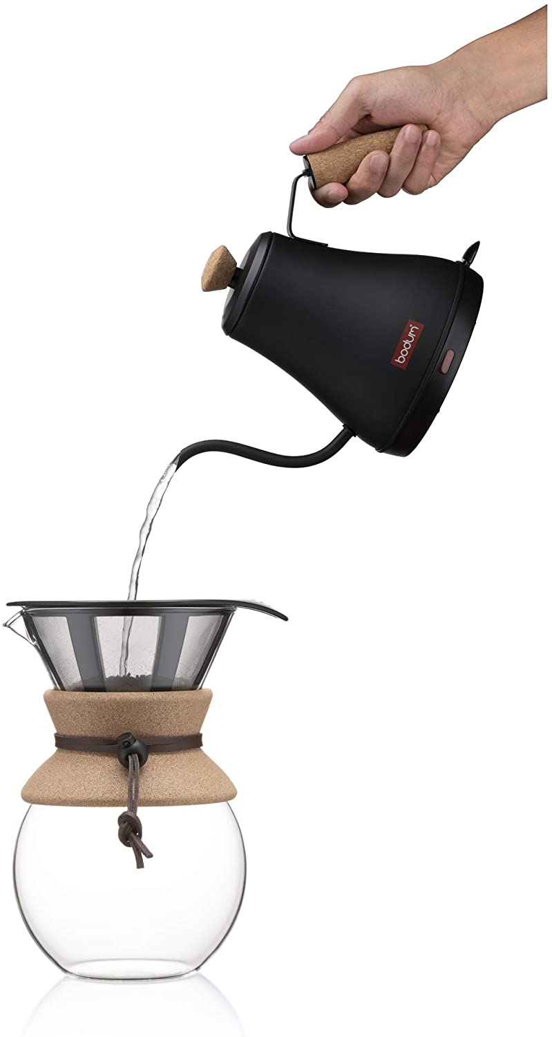 Bodum MELIOR Gooseneck Water Kettle, Electric, 27 oz. (0.8 L)