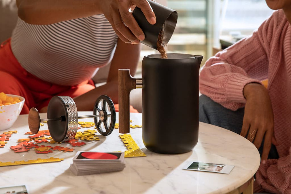 Fellow Clara French Press Coffee Maker Lifestyle