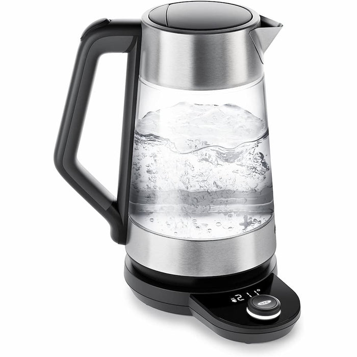 OXO Brew Adjustable Temperature Kettle, Electric, Clear, 1.75 L