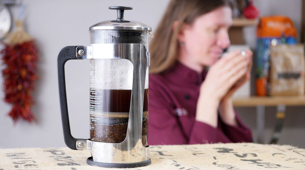 Coffee Press - Espro Press P5 - Glass French Press Coffee Maker (EXCLUSIVE: Free Coffee Stir Paddle)