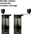 OXO Manual Coffee Grinder, Compact Handle