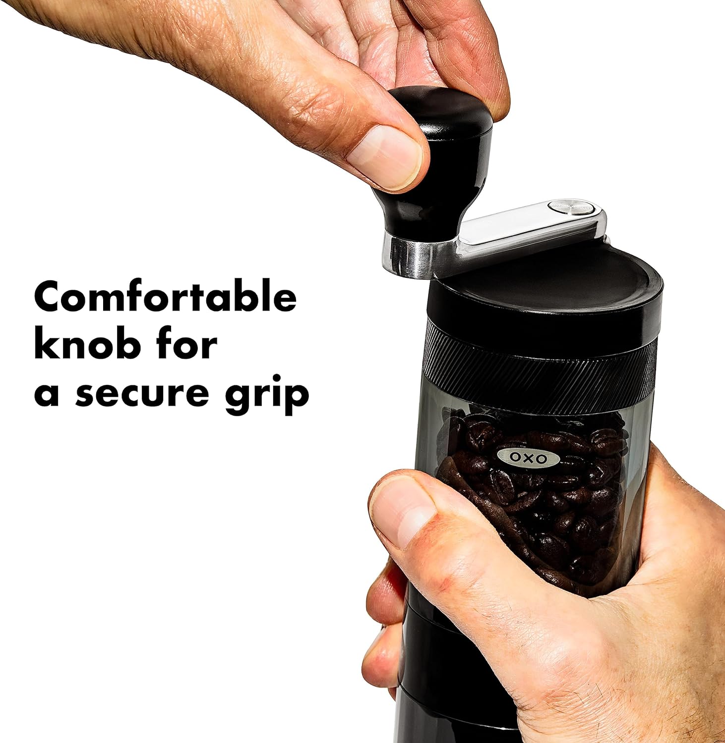 OXO Manual Coffee Grinder with Knob