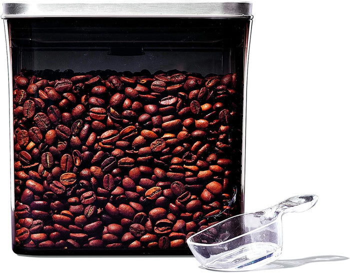 OXO POP Container for Coffee - Airtight, space-efficient, stackable storage for 1 lb. of coffee beans