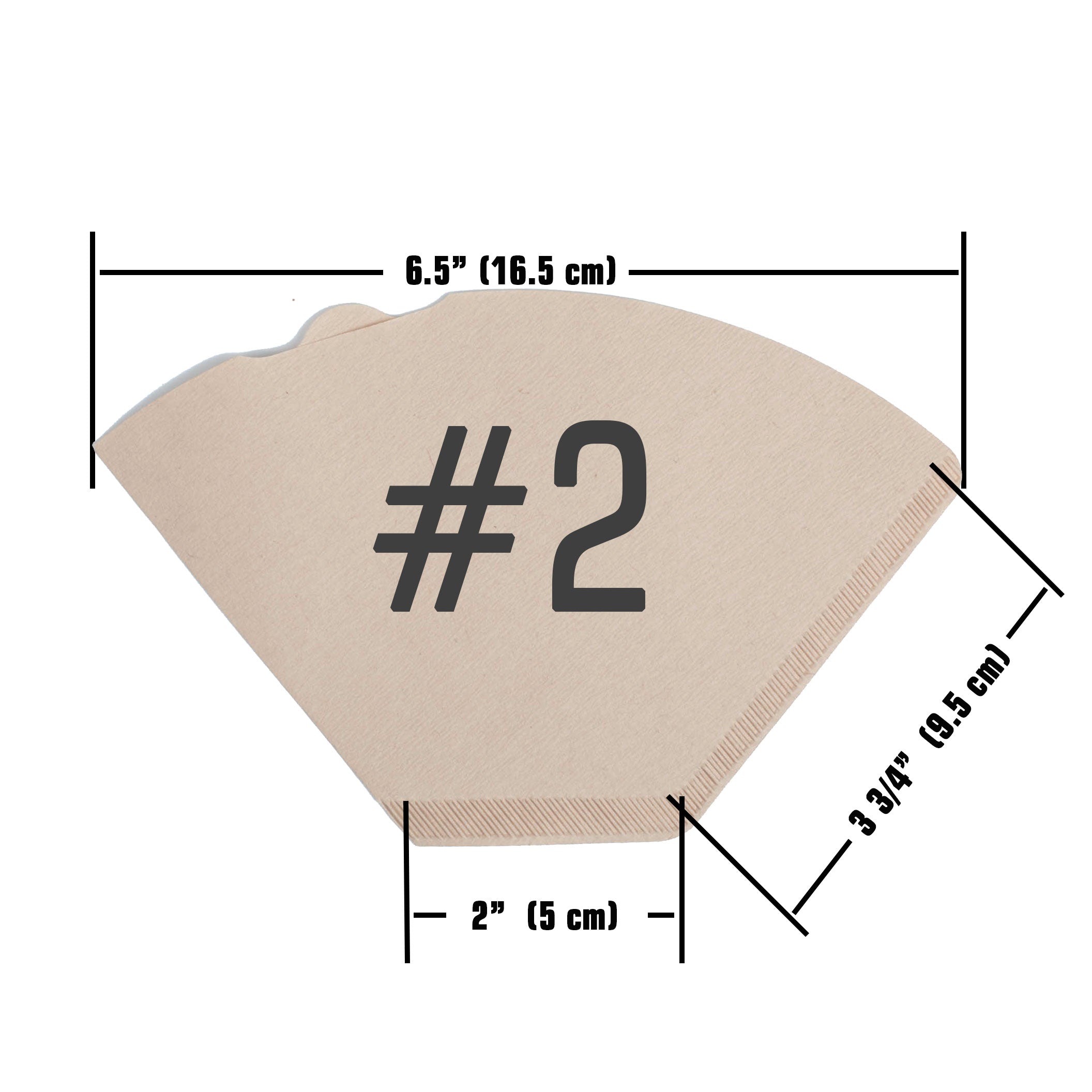 Beyond Gourmet Unbleached Coffee Filter #2