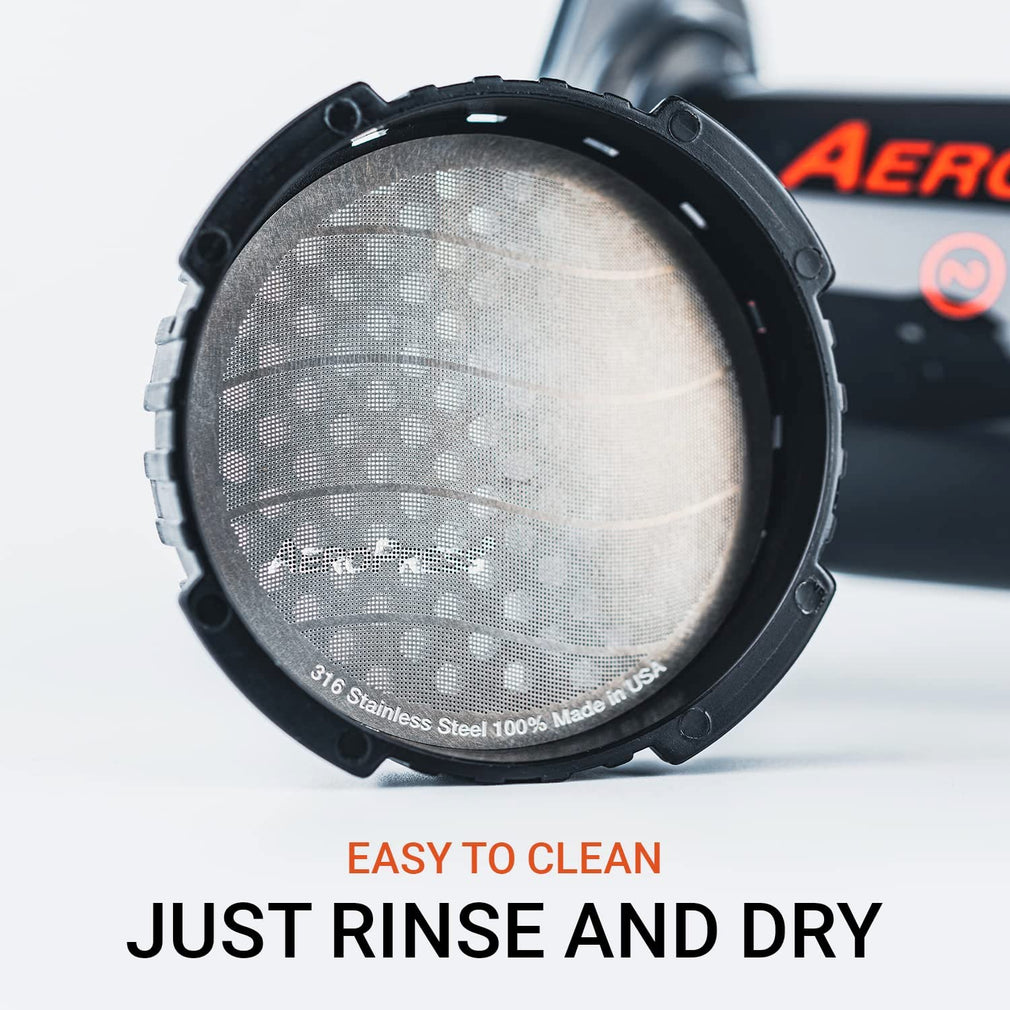 AeroPress Stainless Steel Reusable Filter Easy to Clean
