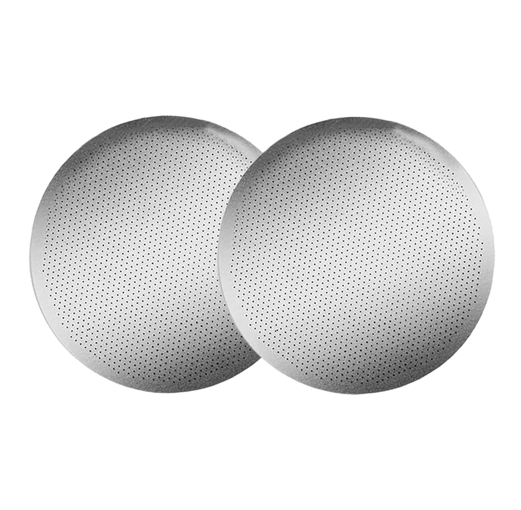 Reusable Metal Filters for AeroPress Coffee Maker 2 pack Brew Bold Coffee
