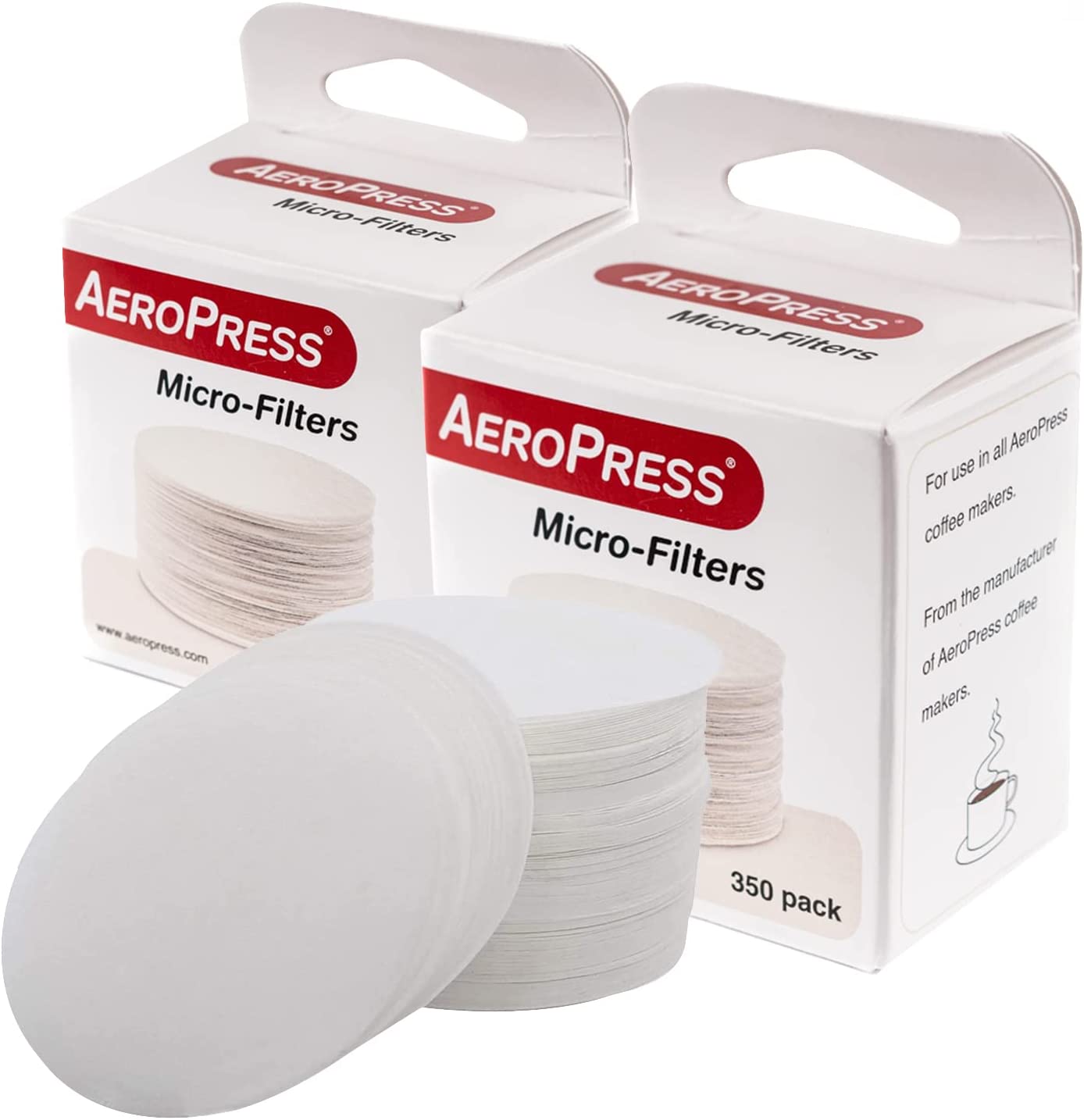 Aeropress Paper Filters (fit Aeropress Coffee Maker), 350 pk