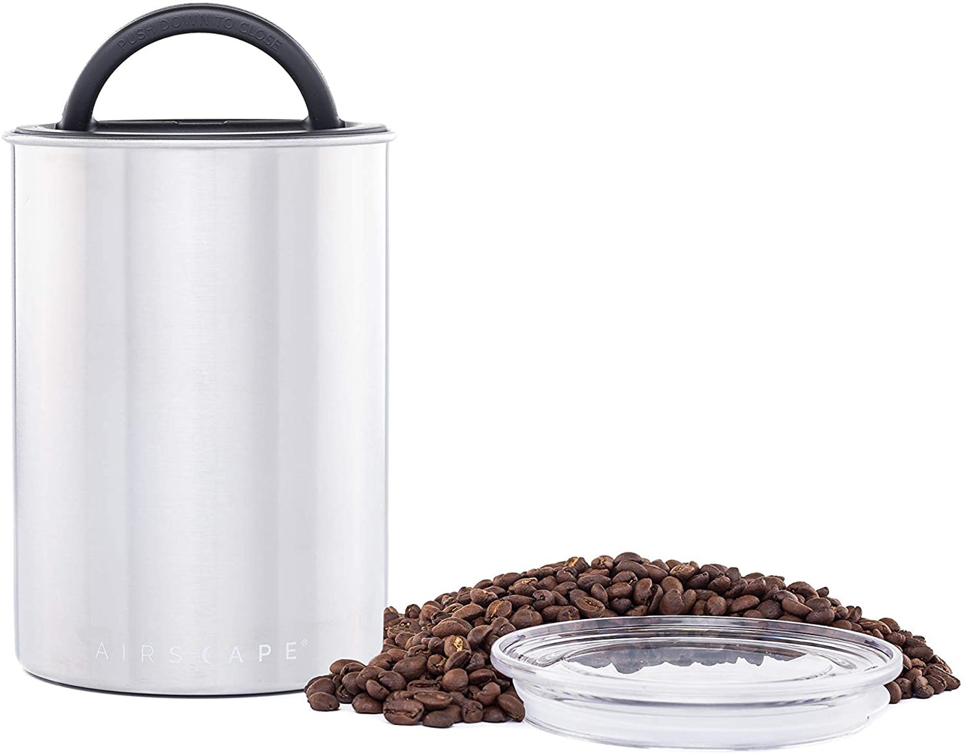 Airscape 1 lb Coffee Bean Storage Container Black