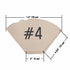 Beyond Gourmet Unbleached Coffee Filter #4, Size