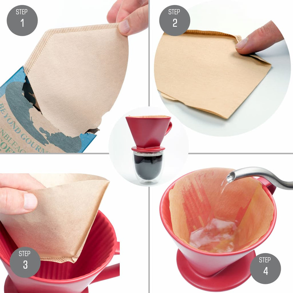 How to use Beyond Gourmet Unbleached Coffee Filters