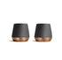 Fellow Joey Double Wall Ceramic Coffee Mugs, Junior DEMITASSE 2.3oz (2 set), Black