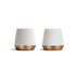 Fellow Joey Double Wall Ceramic Coffee Mugs, Junior DEMITASSE 2.3oz (2 set), White