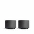 Fellow Monty Milk Art Cups, Set of 2 demitasse cups 3 oz, Black