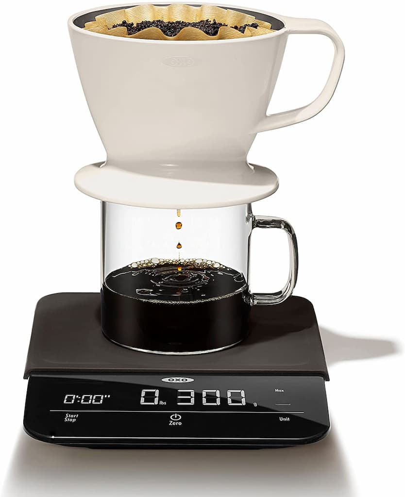 How to Brew Pour-Over with OXO Precision Coffee Scale with Timer