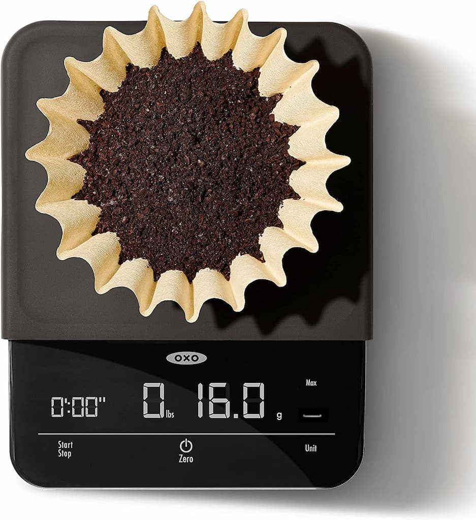 OXO Precision Coffee Scale with Timer, Measuring Coffee