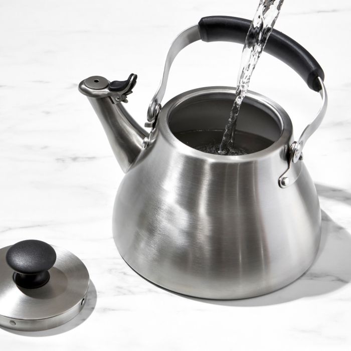 OXO BREW Classic Water Kettle, 1.6 L, Brushed Steel