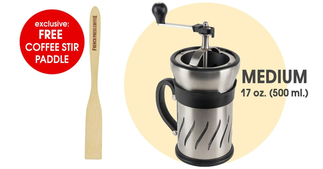 Peugeot Paris Press 2-in-1 Coffee Mill and French Press