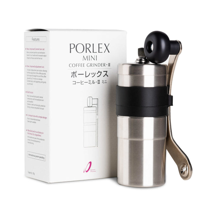Porlex Mini Grinder ii - Perfect for Travel, Compact, Durable, Easy to use