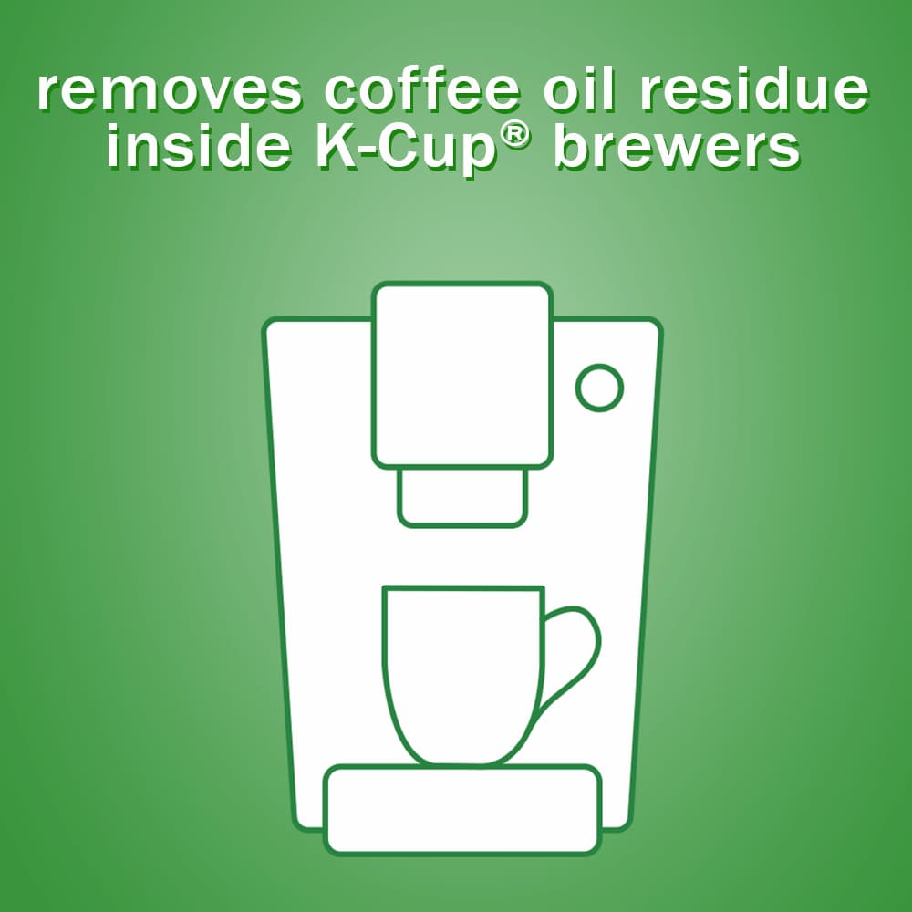 K-Cup Brewer Cleaning Cups Removes Oil and Coffee Grinds