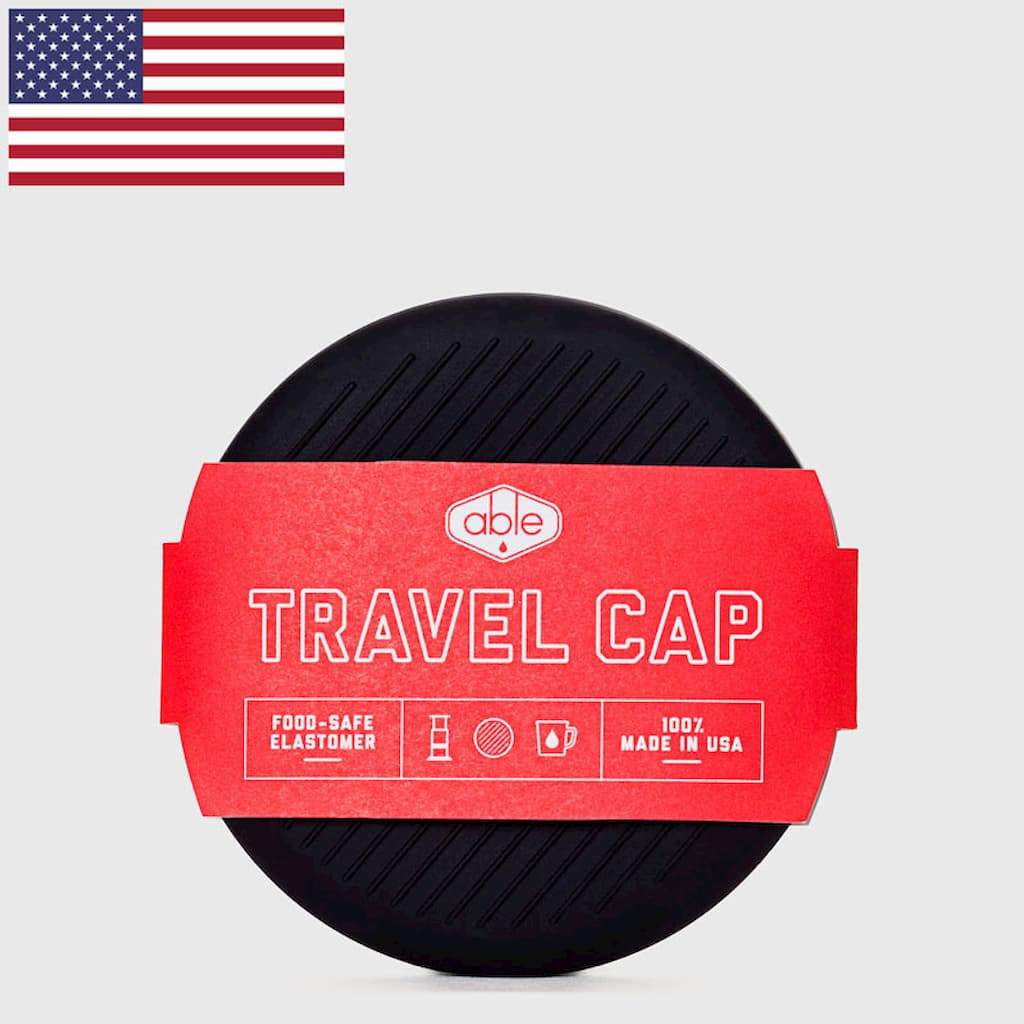 Coffee Accessories - Able Brewing Travel Cap And Plunger Grip For Aeropress Coffee Maker