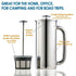 Coffee Press - Espro Press P7 Stainless Steel French Press (EXCLUSIVE: Free Coffee Stir Paddle)
