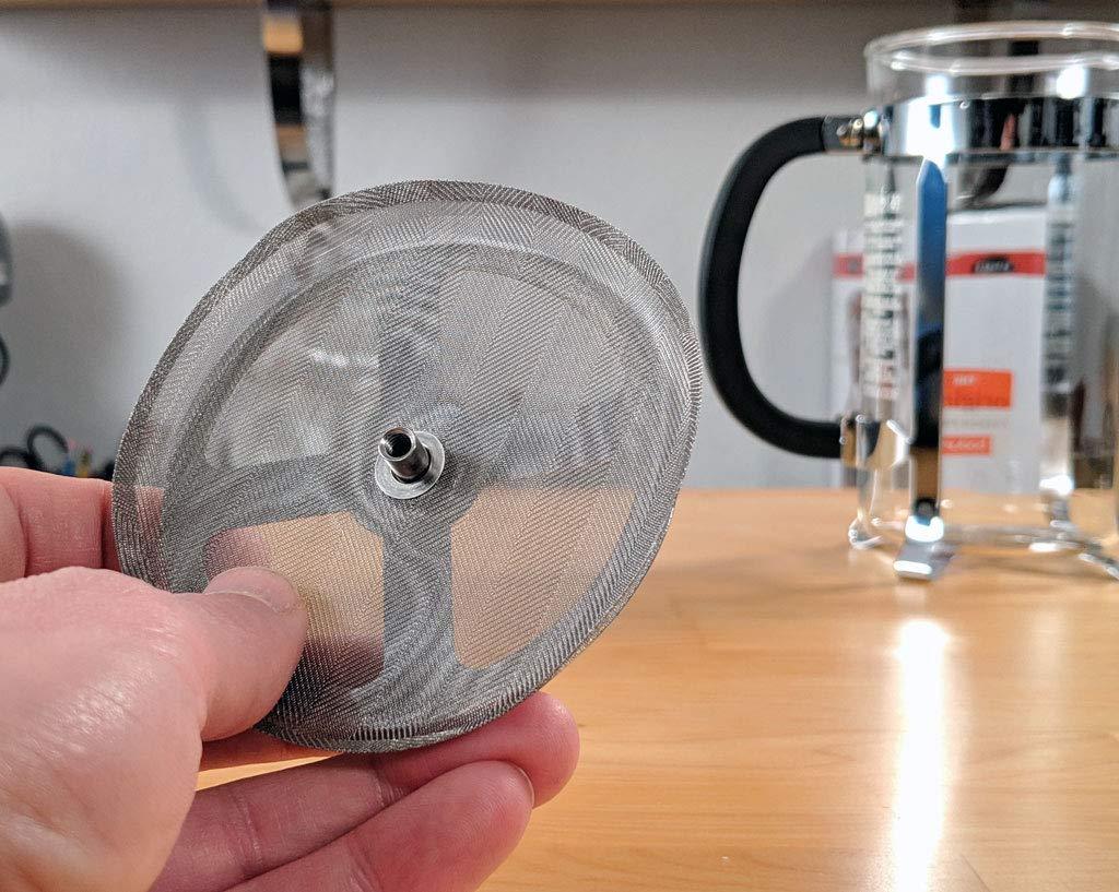 French Press Replacement Filter Screen, fits most 8Cup models, 4"