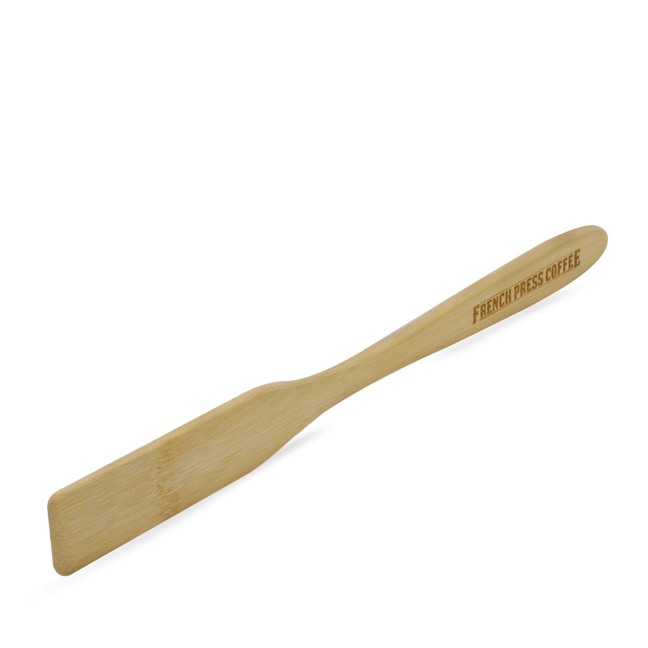 Coffee Paddle for Stirring and Emptying Coffee in a French Pres